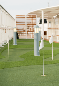 industrial putting green outdoors